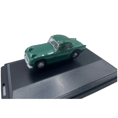 Coche diecast Austin Healey Bugeye Sprite hoja verde escala 1:76 OO Oxford Frogeye Foto 1 de 4