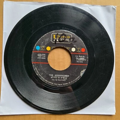THE HIGHWAYMEN Michael/Santiano 45 7" POP ROCK Record Vinyl Records Foto 1 de 2