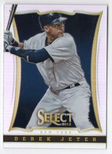 2013 SELECT BASEBALL SILVER HOLO DEREK JETER