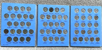 1938-61 COMPLETE SET JEFFERSON NICKELS SILVER +ALL KEY DATES 65/65 COINS - Image 1 of 4