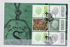 GB USED FDI 2023 PRESTIGE STAMP BOOKLET CY2 HARRY POTTER PANE 2 ON PAPER