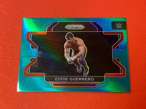 Panini Prizm WWE 2022 Eddie Guerrero Teal Prizm #13/49 - Imagen 1 de 2