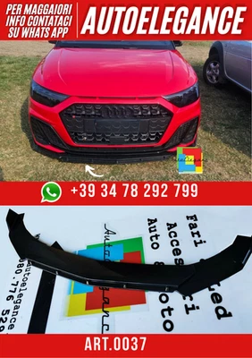 💕ART. 0037 SPLITTER 3 PEZZI AUDI  A1 SPORTBACK 💕 - Imagen 1 de 4