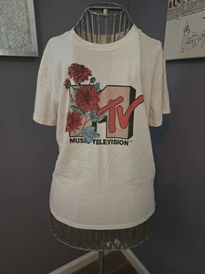Neu ohne Etikett!  Damen MTV Music Television - Vintage T-Shirt - Größe S  - Bild 1 von 9