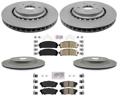 Rotores de freno de disco recubiertos pastillas de cerámica para Lexus RX350 2016-2021 y RX450h 16-20 Foto 1 de 4