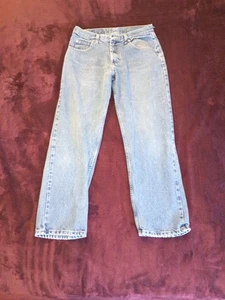 Wrangler 9760WDR Jeans Men 32x30 Light Wash Denim Relaxed Fit 5 Pocket Pants - Picture 1 of 9