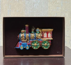 Jay Strongwater Jeweled Train Ornament Swarovski Crystal Limited Edition Boxed - Bild 1 von 15
