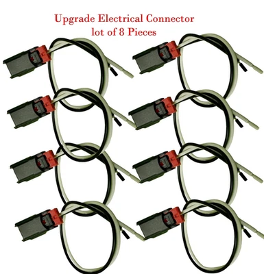 8 x Conector de inyector de actualización para F150 F250 Crown Victoria Mustang Foto 1 de 4