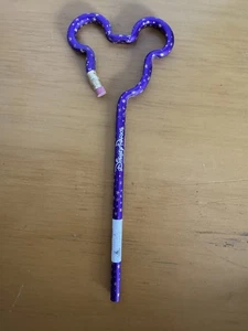 Matita vintage non affilata stelle Disney viola viso a forma di Topolino - Foto 1 di 4