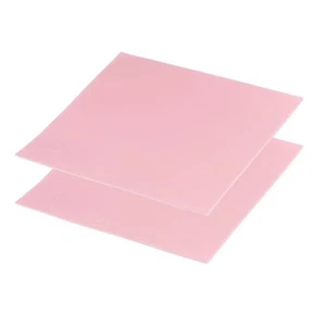 2 Pcs Thermal Pads 100x100x1mm for CPU GPU M.2 SSD NVMe Pink - Picture 1 of 7