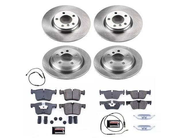 Kit de pastillas de freno y rotor delanteras y traseras 71GF64V para BMW 328i xDrive 2013-2014 Foto 1 de 1