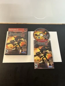 Shadow the Hedgehog (PlayStation 2 2005) Greatest Hits Complete CIB - Clean Disc - Picture 1 of 7