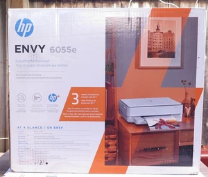 New HP ENVY 6055e All-in-One Wireless Color Printer - Picture 1 of 2