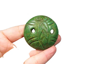 China,alte Jade,Hongshan Kultur,Sammlerstücke,Türkis,selten Choi,Anhänger B(628) - Bild 1 von 6
