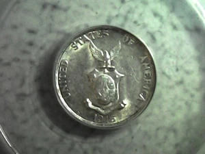 PHILIPPINES 1945D SILVER 20 CENTAVOS, ANACS AU-55 WWII COIN #119 - Picture 1 of 3