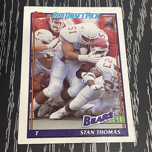 1991 Topps #154 STAN THOMAS RC Chicago Bears - Picture 1 of 2