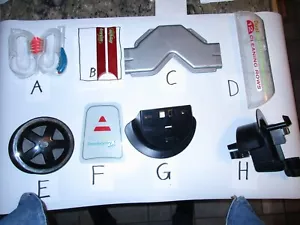 Bissell Carpet Cleaner Parts Sold Individually End Caps, Wheels - Picture 1 of 16
