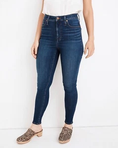 NWT Madewell Curvy High-Rise Skinny Denim Jeans in Sussex Wash Size 29 - Picture 1 of 8