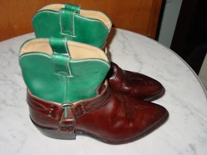Womens FRYE Billy Brown Vintage Leather 3476025 Pull On Cowgirl Boots! Size 8.5B - Picture 1 of 15