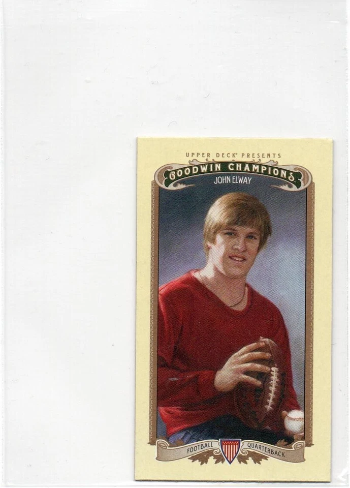2012 Upper Deck Goodwin Champions MINI #35 John Elway DENVER BRONCOS 13 - Image 1 of 1