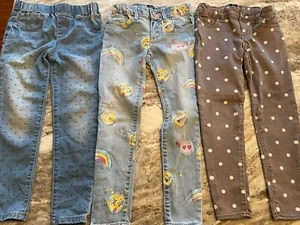 Lot of 3 GapKids Girls Jeans/Jeggings Size 6. - Picture 1 of 12
