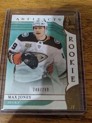2019-20 Upper Deck Artifacts Non Auto Copper Rookie Max Jones Ducks #248/299 - Image 1 of 2