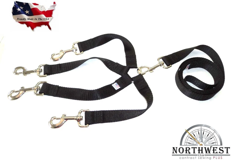 Поводок 1 x 5 футов и комплект муфт 1 x 12 дюймов ~ на ваш выбор 4 направления, 3 направления или 2 направления  - Изображение 1 из 1