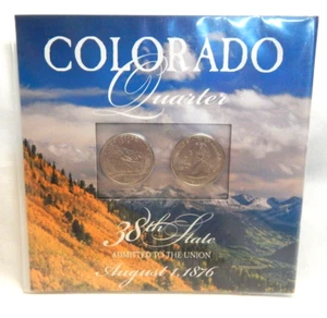 2006 Colorado 38th State Quarter Collector Sets Colorado Historical Society - Picture 1 of 3