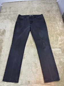 Code Bleu Jeans Women's Size 14 Black Creased Jeans 963 - Picture 1 of 12