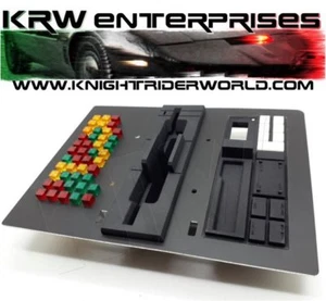 82 PONTIAC FIREBIRD KNIGHT RIDER KITT 3/4 SEASON LOWER CONSOLE ALUMINIUM OVERLAY - Picture 1 of 12