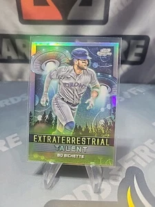 2024 Topps Chrome Cosmic #ET-7 Bo Bichette Extraterrestrial Talent Blue Jays - Picture 1 of 2