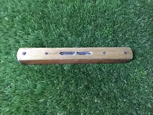 8" Vintage Mahogany Wooden & Brass Spirit Level J. Rabone & Sons Birmingham - Picture 1 of 9