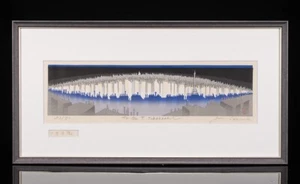 Junichiro Sekino "Paris Landscape" Woodblock print, signed edition of 150 - Picture 1 of 8