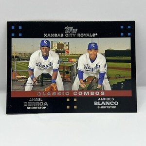 2007 Topps Baseball Angel Berroa / Andres Blanco Base #659 Kansas City Royals