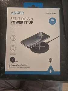 Anker Set It Down Power It Up Universal 5W Wireless Charging Pad Wireless - Picture 1 of 2