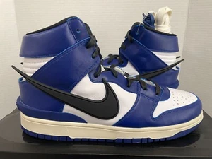 NIKE X AMBUSH DARK HI HIGH DEEP BLU ROYAL NERO BIANCO TAGLIA 12 CU7544-400 - Foto 1 di 5