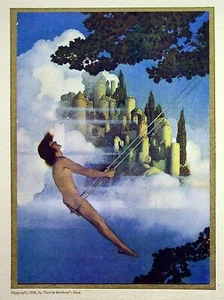 Maxfield Parrish Frameable Print Poems Of Childhood Scribners Electro-Light 1904 - Picture 1 of 3