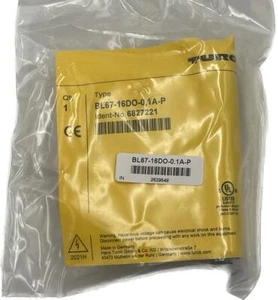 TURCK BL67-16DO-0.1A-P BL67 SYSTEM 16 CHANNEL DIGITAL OUTPUT MODULE - NEW - Picture 1 of 2