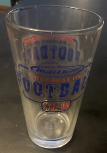 Budweiser Football XXL-OO pint Beer Glass - Picture 1 of 1