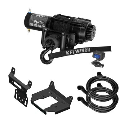 Kit combinado de cabrestante KFI Assualt 3500 lb (M2) para Polaris 1000 RZR XP 4 2014-2019 Foto 1 de 4