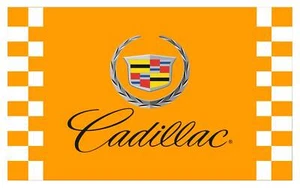 CADILLAC YELLOW RACING 3' X 5' FLAG - Picture 1 of 1