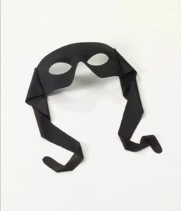 Augenmaske Bandit Maske Zorro Erotik Schwarz Halloween Karneval Party Silvester - Bild 1 von 1