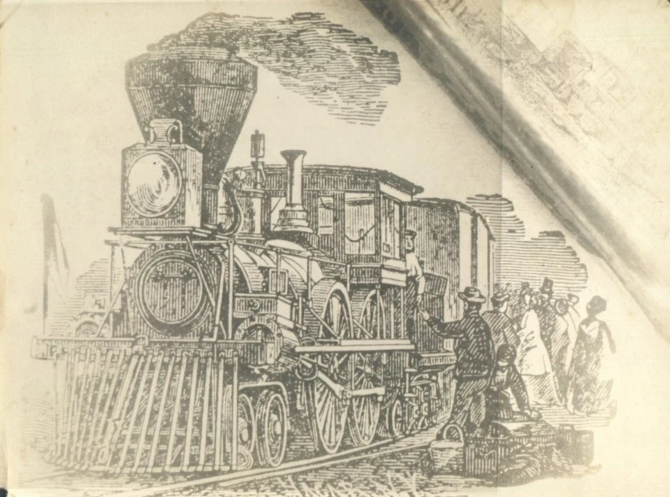 Colección de fotos de tren vintage en blanco y negro de 60 años #1 Foto 1 de 1