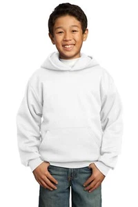 Port & Company Youth Core Fleece Pullover Hooded Sweatshirt M-PC90YH - Picture 1 of 29