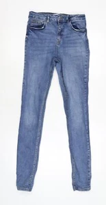 Denim & Co. Womens Blue Cotton Blend Tapered Jeans Size 12 L30 in Regular Zip - Picture 1 of 10