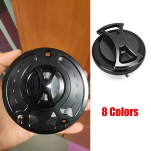 Fuel Gas Tank Cap Cover For Kawasaki Z750 ZX-14R ZZR 1200 ER650 ER-6N ER-6F - Imagen 1 de 26