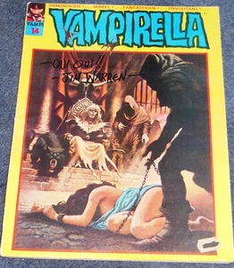 VAMPIRELLA #14~SIGNED JIM WARREN ~1970~FRANCE EXCLUSIVE~GONZALEZ~CORBEN~COA - Picture 1 of 12