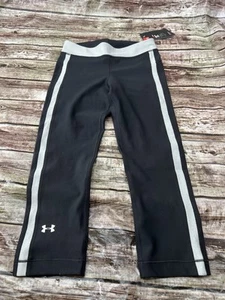 Under Armour Compression Capris Women’s Size Small Black New With Tags - Picture 1 of 7