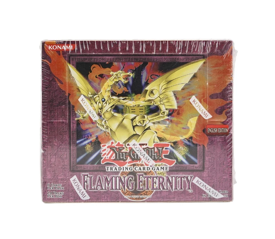 Upper Deck Yu-Gi-Oh Flaming Eternity FET 24-Pack Hobby 103027 Booster Box EX-MT - Image 1 of 4