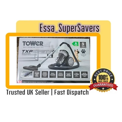 Tower TXP10PET Multi-Cyclonic Cylinder Vacuum Cleaner - Image 1 of 4